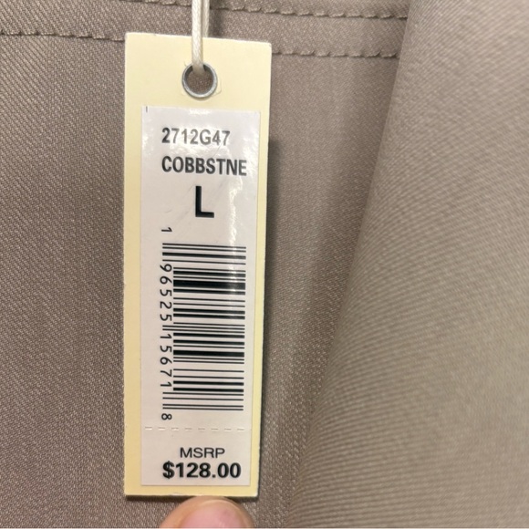 Max Studio Light Tan vest Coat - Picture 5 of 5